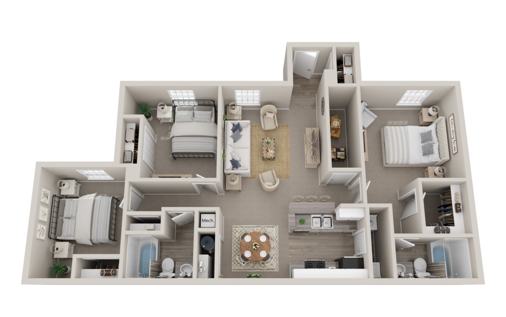 3D floor plan