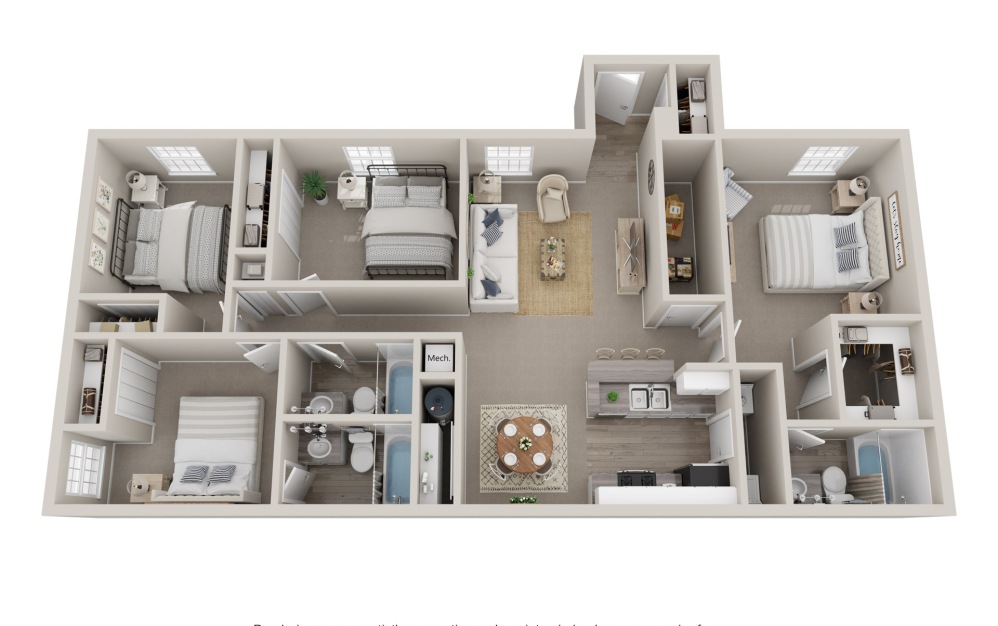 3D floor plan